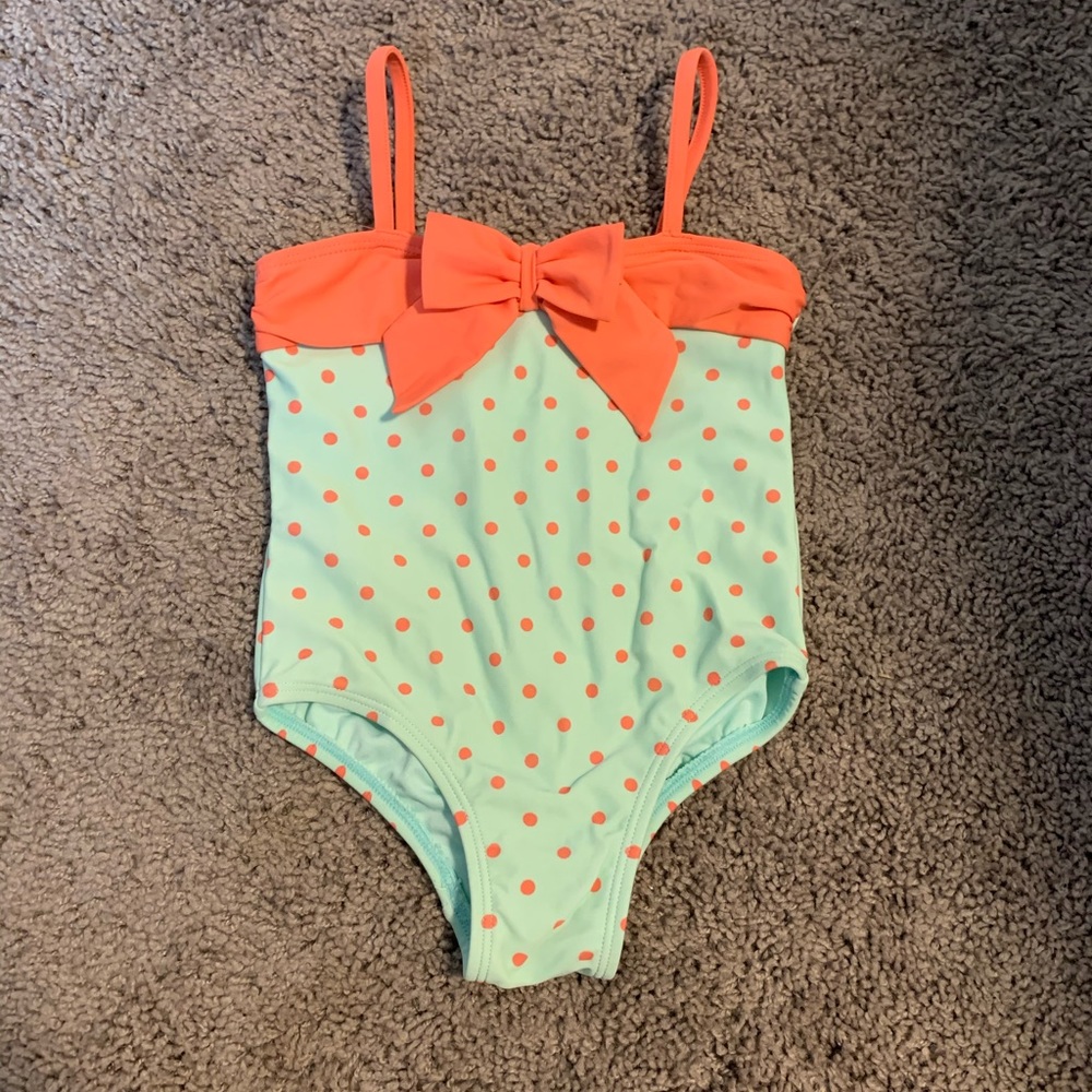 Baby gap polk a dot swimsuit